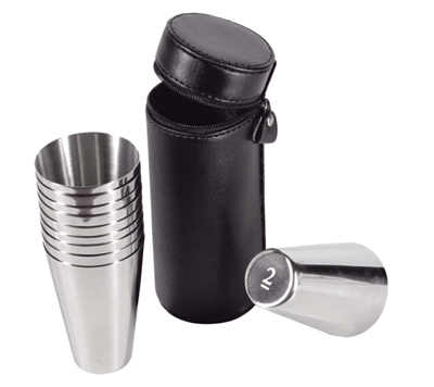 Bisley Numbered Stainless Steel Cups - 2oz